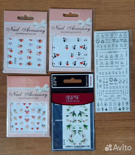 Наклейки для дизайна ногтей