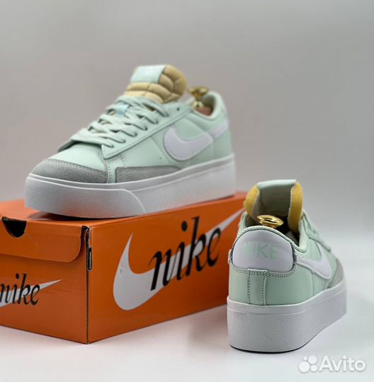 Кроссовки Nike Blazer Low Platform Barely Green