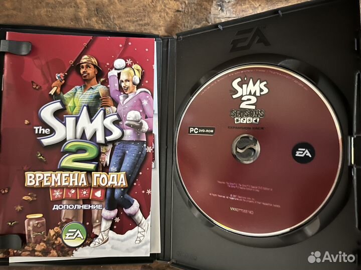 Игра Sims 2 дополнения каталог pc dvd