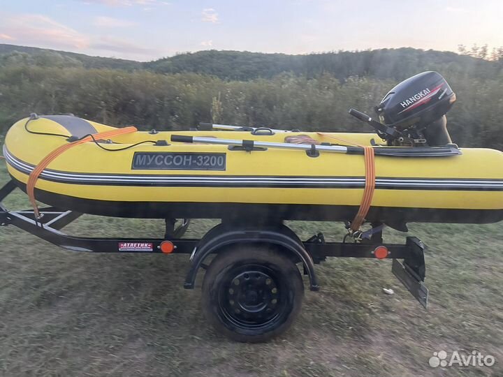 Продам лодку мотор прицеп
