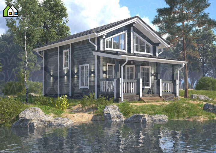 Дом 87,6 м² на участке 6 сот.