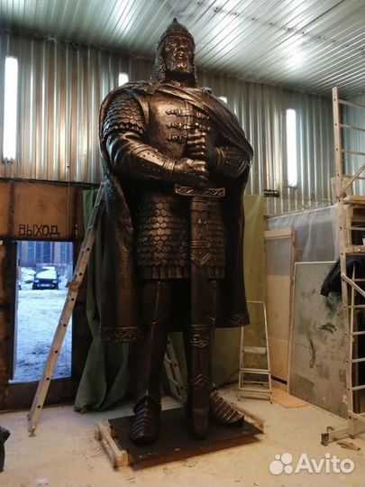 Изготовление скульптур. Александр Невский 4 метра