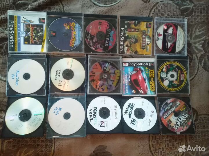 Диски 50 штук пс1(штамповка и болванки), б/у