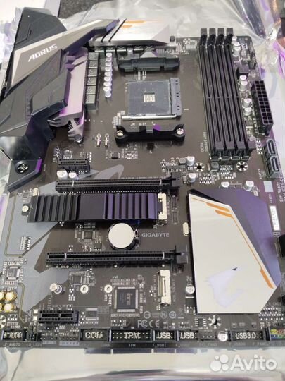 Материнская плата AM4 B450 aorus elite