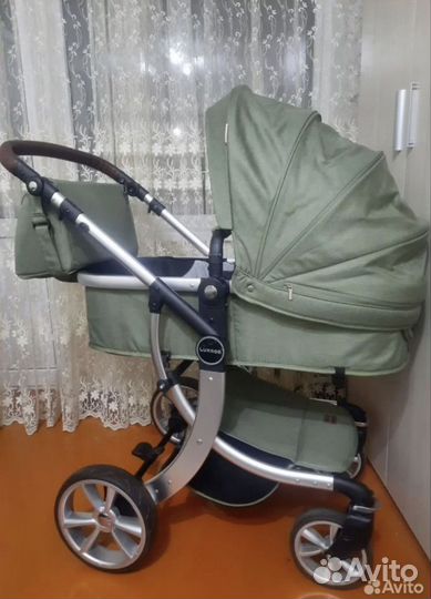 Коляска luxmom 2 в 1 бу