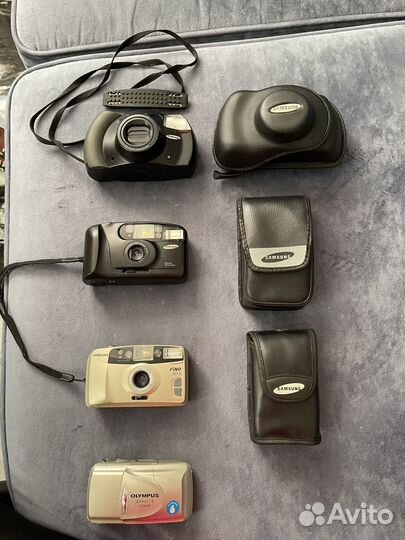 Пленочный фотоаппарат olympus, samsung