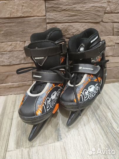 Коньки детские раздвижные 26-30