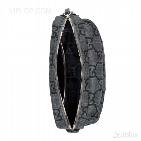 Сумка через плечо Gucci Medium GG Ripstop. Серая