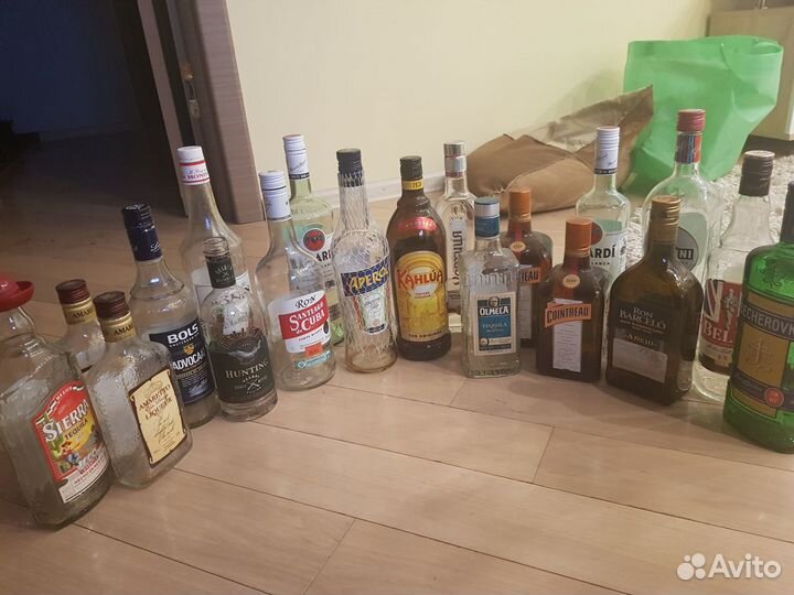 Бутылки из-под алкоголя (комплект №1)