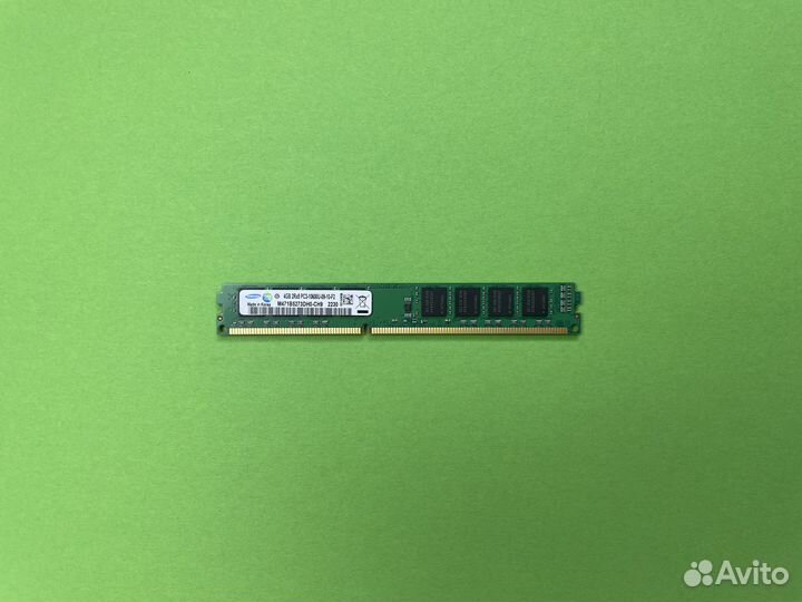DDR3 4 GB 1333 MHz Samsung dimm 2Rx8 2шт