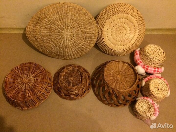 Плетеные изделия. Сухарницы