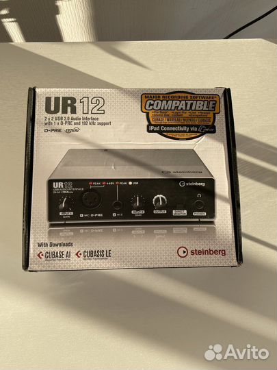 Внешняя звуковая карта Steinberg UR12