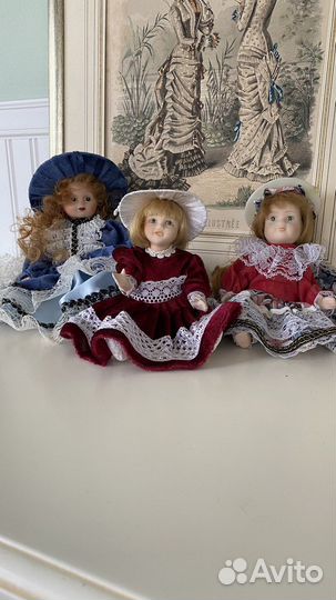 Фарфоровые куклы. Винтаж