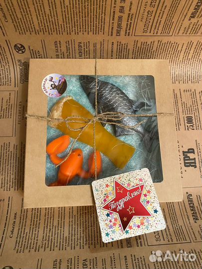 Подарочный набор для мужчин/мыло,ручная работа