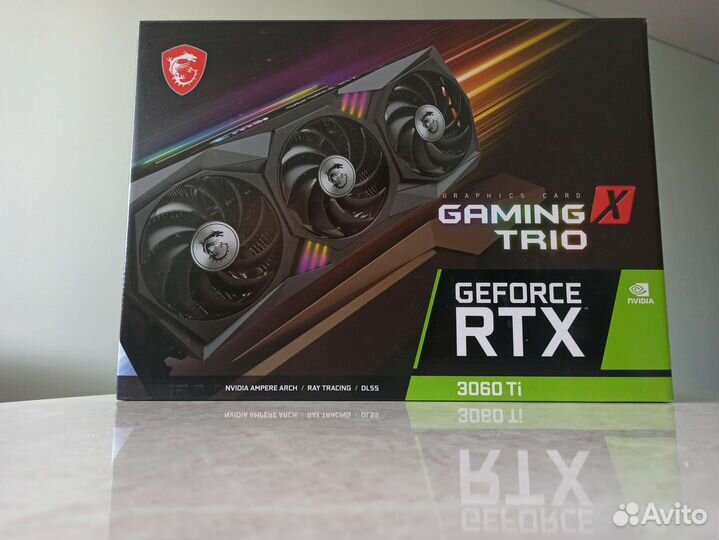 Новая RTX 3060 Ti MSI Gaming X Trio gddr6X 8 GB