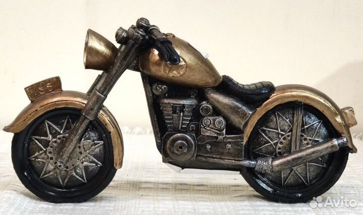 Часы мотоцикл с термометром