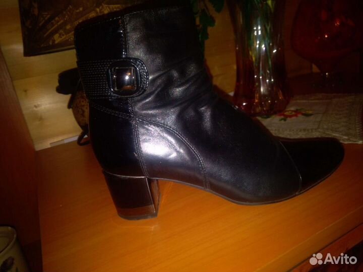 Ботильоны женские 37 размер натуральная кожа