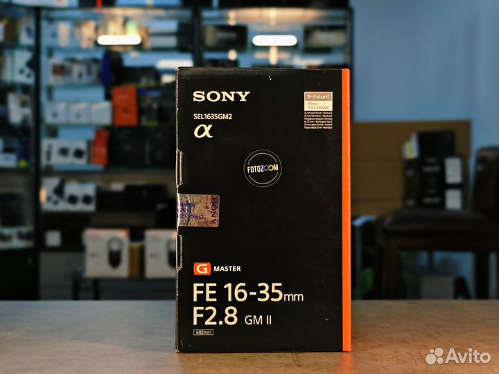 Объектив Sony FE 16-35mm f/2.8 GM II