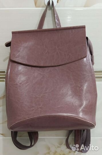 Рюкзак женский натуральная кожа бу