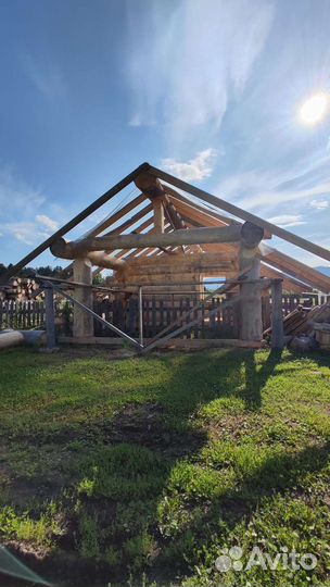 Сруб для бани, баня из осины. Баня из бревна