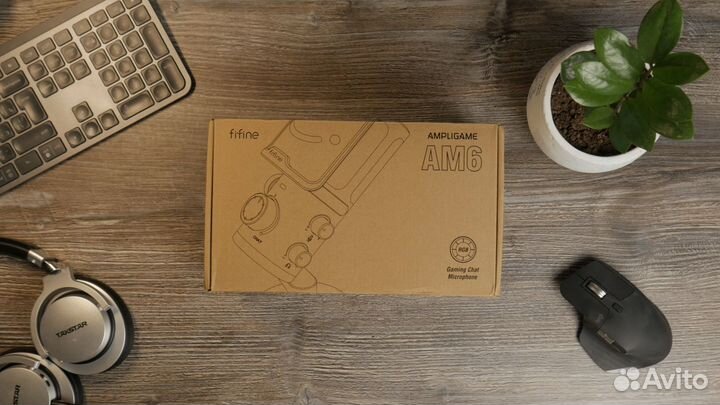 USB микрофон FiFine AM6 (новый)