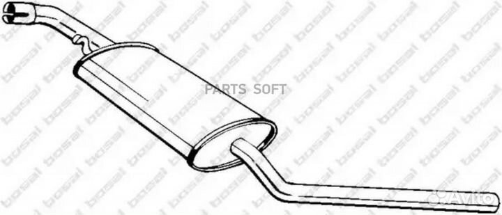 Bosal 281-465 Резонатор