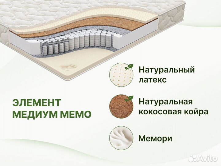 Матрас Элемент Медиум Мемо