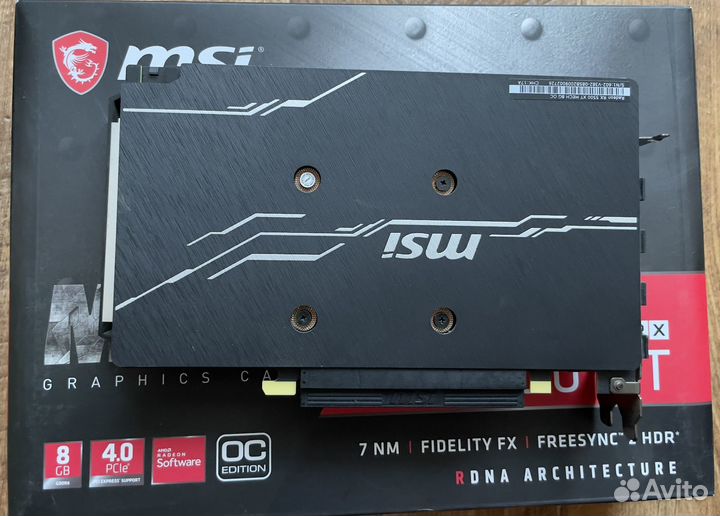 Видеокарта msi mech 5500 xt 8 gb