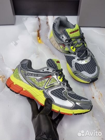 Кроссовки New Balance 860v3 Grey Neon Orange