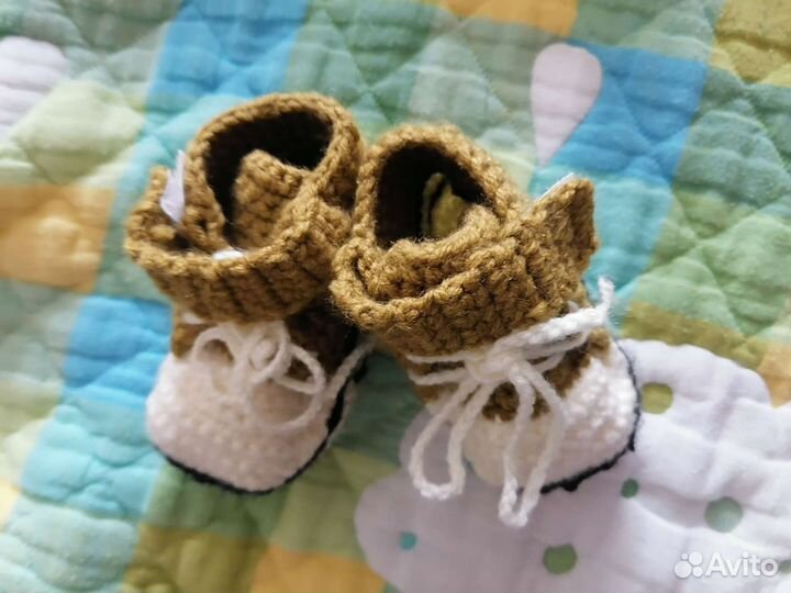 Пинетки, носочки вязаные