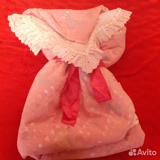 Конверт на выписку для девочки зима