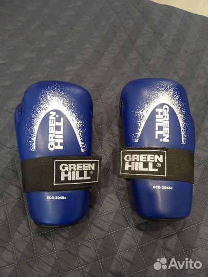 Перчатки футы грин хилл для тхеквондо и кикбоксинг