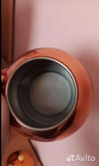 Чайник заварочный медный с подогревом