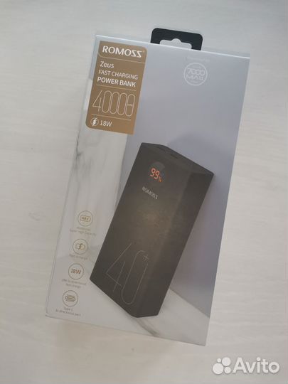 Внешний аккумулятор Romoss 40000 mAh Powerbank