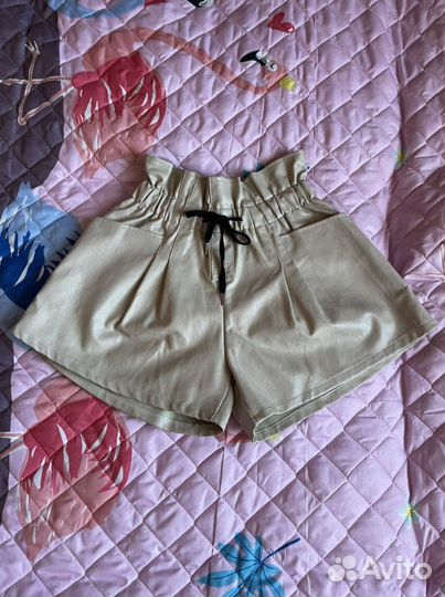 Шорты экокожа 42-46