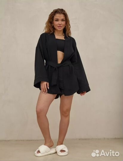 Пижама женская муслиновая