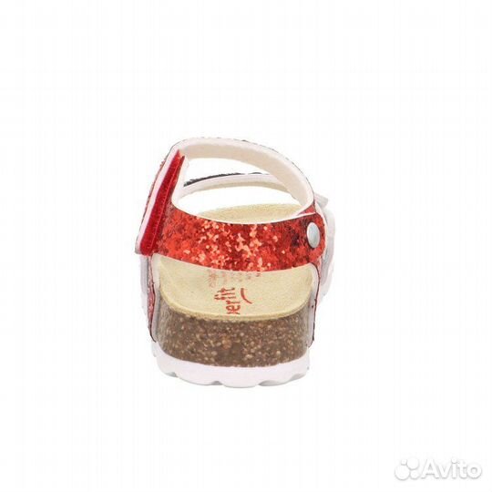 Сандалии Superfit fussbet (белый с красным), р. 30