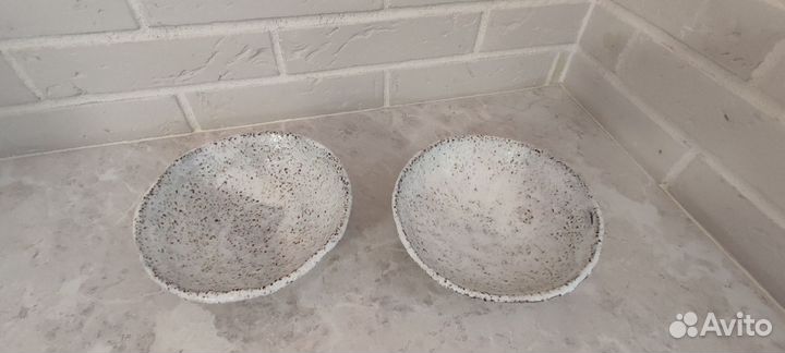 Тарелки из глины ручная работа