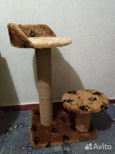 Домики, комплексы для кошек, когтеточка