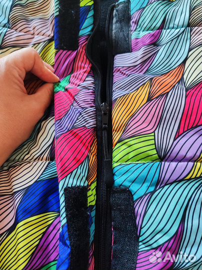 Конверт демисезонный leokid, варежки муфта