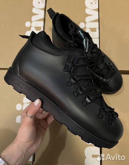 Ботинки Native черные