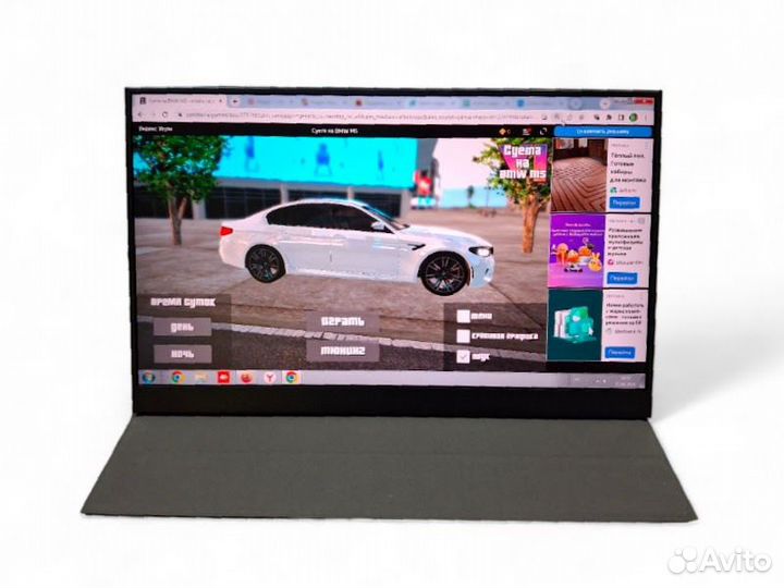 Портативный монитор TeXH (кабель hdmi)