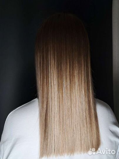 Кератиновое выпрямление волос