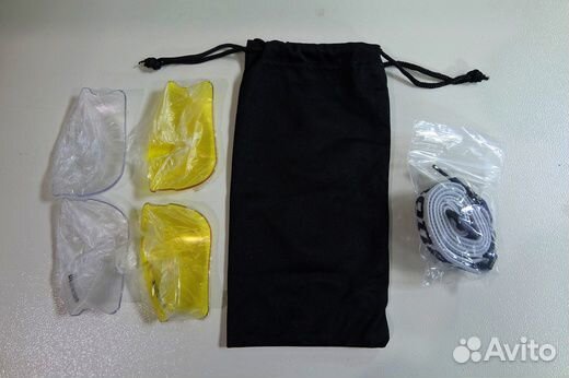 Очки noname wolf racing glases, (White/Red)