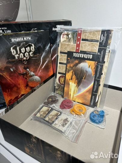 Настольная игра кровь и ярость (blood rage)