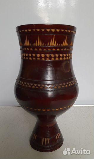 Кубок чаша деревянный