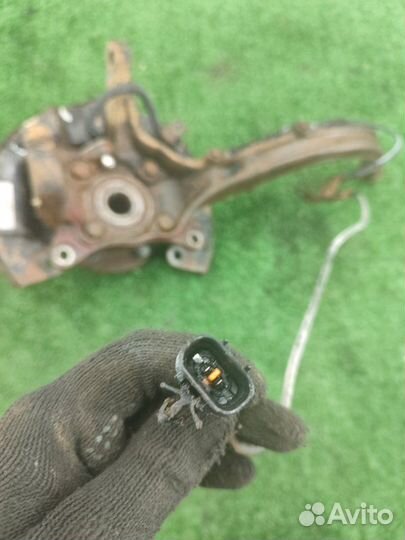 Ступица в сборе с цапфой передняя левая Mitsubishi