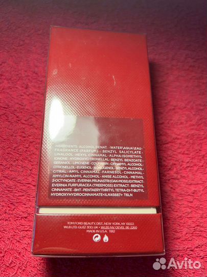 Парфюм USA Новый Lost Cherry T.F. Вишневый