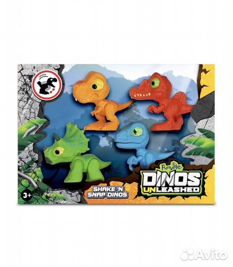 Интерактивная фигурка Dinos Unleashed Клацающие ди