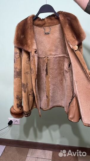Дубленка натуральная женская 46 48